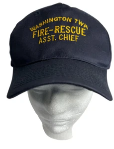 Vintage Snapback Navy Blue Assistant Chief -Washington TWP. Fire Rescue - Picture 1 of 4