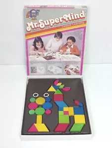 VTG Leisure Learning 1981 : Mr. SUPERMIND - Geometric Pattern Blocks (COMPLETE) - Picture 1 of 7
