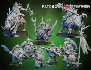 Compatible con Wargames - Tribus de ogro persa - Paquete de inicio de ogro - Imagen 1 de 1