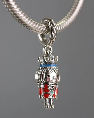 Pandora Festlicher Nussknacker Charm 925 Sterling Silber 792331C01 X-mas V2-NK - Bild 1 von 4