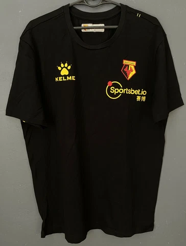 KELME MEN FC WATFORD 2020/2021 HORNETS SOCCER FOOTBALL SHIRT JERSEY SIZE L LARGE Cover