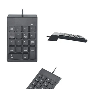 USB Slim Mini Kabel der numerischen Tastaturnummer Digitaler Tastatur 18 Tasten - Bild 1 von 9