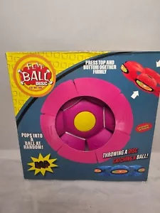 Flat Ball Magic Frisbee Werfen Sie eine Scheibe Fangen Sie einen Ball! (rosa) Neu im Karton - Bild 1 von 3