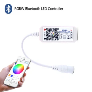 Mini Bluetooth RGBW LED Controller for iOS Android APP 5050/3528 LED Light Strip - Picture 1 of 7