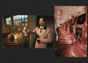 Postales usadas OPC X2 vintage de Milwaukee WI Miller Brewing Company - Imagen 1 de 2