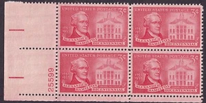 Scott #1086 Alexander Hamilton Plate Block of 4 Stamps - MNH - Picture 1 of 2