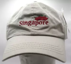 Singapur - Princess Cruises - Gorra de béisbol ajustable beige/bronceado etiqueta de precio - Imagen 1 de 13