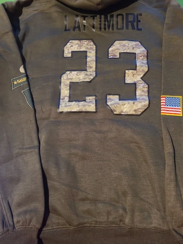 Defected adult hoody New Orleans saints #23 Marston Lattimore size medium Cover