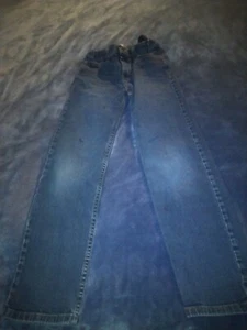 Boys Wrangler Classic Straight Jeans Size 10 Reg With Adjustable Waist - Picture 1 of 2