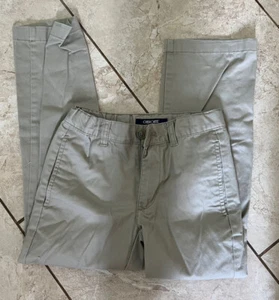 Cherokee Ultimate Pants 8 Khaki 100% Cotton Uniform Slacks Boys Youth - Picture 1 of 4