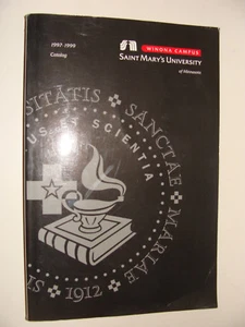 St Mary's University Winona Minnesota 1997 - 1999 Course Catalog - Picture 1 of 1
