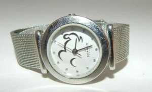 MICKEY MOUSE SKAGEN Women's Watch Silver Co Disney Calendar Metal Band - Picture 1 of 3