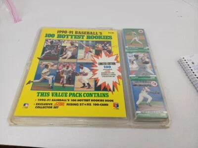 1990 1991 Score Baseballs 100 Hottest Rookies Players Trading Cards Set - Image 1 of 3
