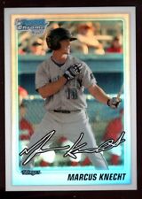 MARCUS KNECHT RAYS MINT REFRACTOR ROOKIE CARD 1ST RC 2010 BOWMAN CHROME BDPP27