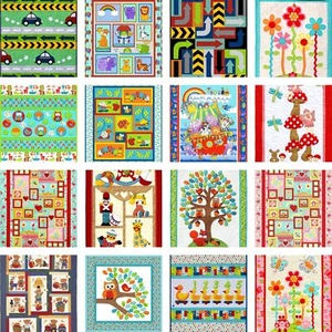 Kids Quilt Sewing Craft Patterns - Quilting Patchwork Doll Sew Children Patterns - Picture 1 of 16