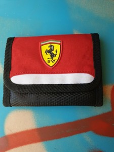 puma ferrari trifold wallet