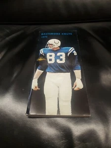 1973 BALTIMORE COLTS MEDIA GUIDE UNITAS PARKER MOORE DONOVAN ABC BALL BOYS TV - Picture 1 of 5