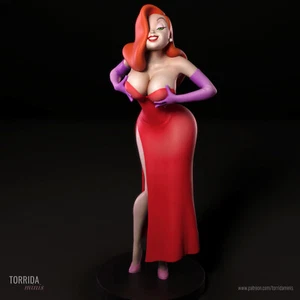 Kit de modelo de prueba de artista de la comisión proxy para cantante Jessica años 80 arte estilo Toon - Imagen 1 de 16