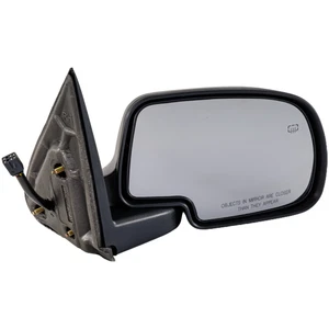 Espejo retrovisor eléctrico térmico con luz de charco texturizado pasajero derecho derecho para Chevy GMC - Imagen 1 de 9