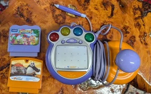 1 VTECH VSMILE Controller + 2 Spiele Kung Fu Panda, Alphabet Adventure UNGETESTET!! - Bild 1 von 3