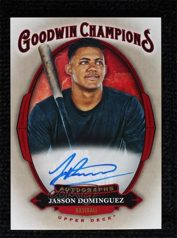 2020 Upper Deck Goodwin Champions Auto Jasson Dominguez #A-JD Auto - Image 1 of 2