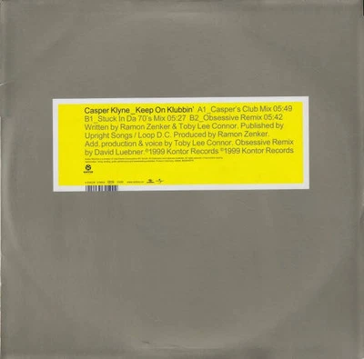 Casper Klyne - Keep On Klubbin' (VINYL) - Image 1 of 4