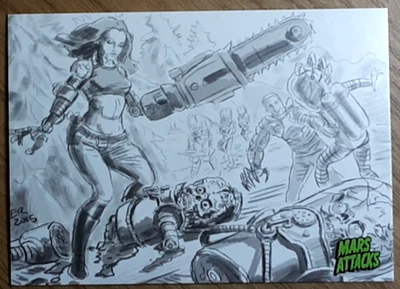 2015 Mars Attack's Occupation Concept Card 42 COLD WAR. - Image 1 of 3