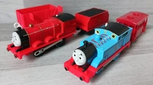 Thomas The Tank Engine Trackmaster Trains Thomas And James Mattel 2009 - Imagen 1 de 23