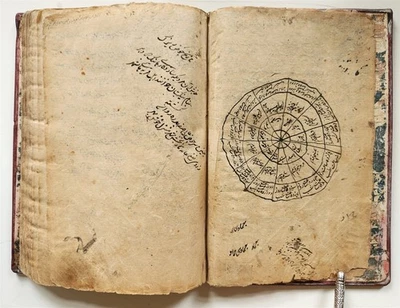 1839 ISLAMIC LAW ARABIC MANUSCRIPT antique An-Nukaya mukhtasar al-Wiqayah - Image 1 of 4