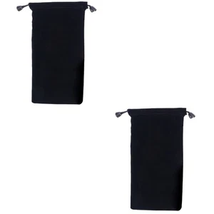 Paquete de 2 bolsas grandes de joyería para hombre con cordón para reloj - Imagen 1 de 12