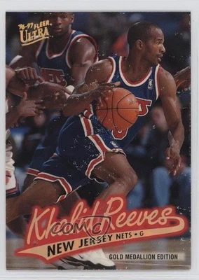 1996-97 Fleer Ultra Gold Medallion Edition Khalid Reeves #G-217 - Image 1 of 2