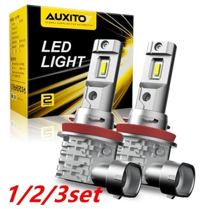 1/2set AUXITO H8 H11 Fog LED Light Headlight Bulb 6500K White High Power Lamp - Picture 1 of 21