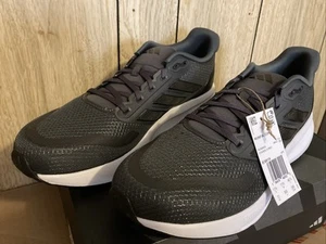 Adidas Men’s Run Falcon 5 Sneaker, Grey/Black/White, Size 12 - Picture 1 of 8