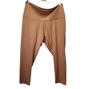 Core 10 Damen fast nackt nicht transparent Yoga Capri hohe Taille camel Größe XX-Large - Bild 1 von 11