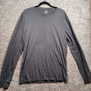 Men's J Crew Broken In Knit Goods Long Sleeve T-shirt. Gray. Large Tall LT. - Picture 1 of 4