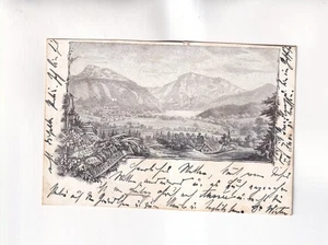 F5673) Ansichtskarte, GRUSS aus ALT AUSSEE -  LITHO alt - Foto 1 di 2