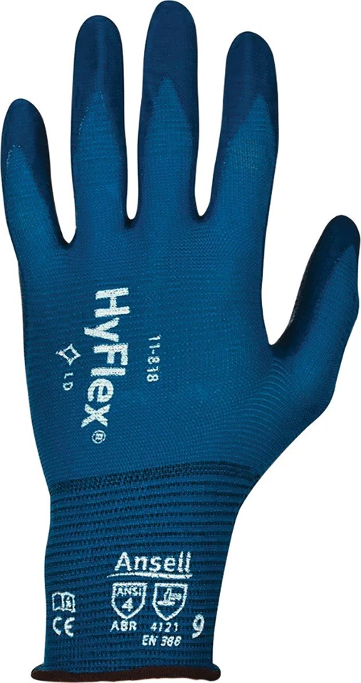 ANSELL GMBH Handschuhe HyFlex® 11-818 Arbeitshandschuhe Schutzhandschuhe Bauhandschuhe