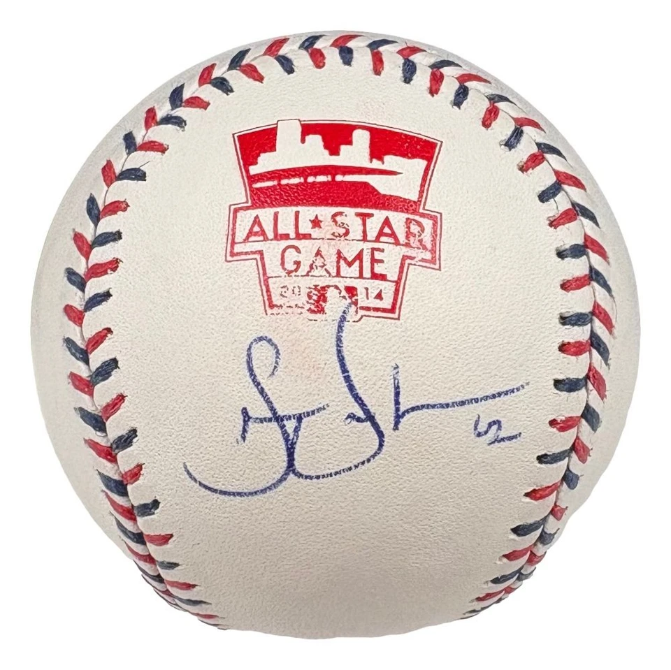 Holograma oficial firmado por Sean Doolittle Oakland A's 2014 All Star Game de béisbol MLB Foto 1 de 2