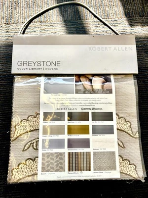 Robert Allen Fabric Sample Book. Greystone Wovens Decorator Showroom Book. - Image 1 of 4
