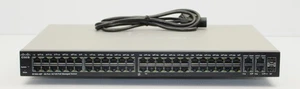 Cisco | SF300-48P | 48Port 10-100 PoE Managed Switch W/Power Cord - Picture 1 of 8