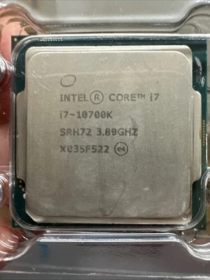 Intel Core i7-10700K 3.80GHz 8 Core 16 Threads LGA 1200 10th Gen Processor - Image 1 of 2