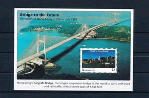LS46905 Micronesia Hong Kong bridge views good sheet MNH - Picture 1 of 1