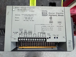 Basler Electric SSR 63-12 Static Voltage Regulator 63VDC 100-139 VAC  - Picture 1 of 1