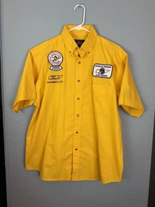 Jesters of Tennessee Shirt Mens Large Button Up Sacramento CT19 2005 Patch - Picture 1 of 11