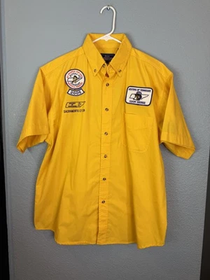 Jesters of Tennessee Shirt Mens Large Button Up Sacramento CT19 2005 Patch - Image 1 of 4