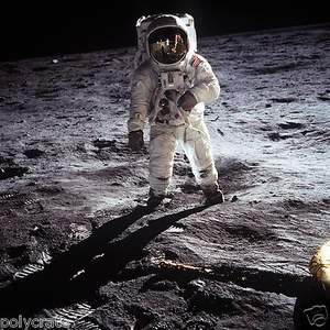 Photo Nasa - Apollo 11 Buzz Aldrin sur la lune - Conquête spatiale - Picture 1 of 1