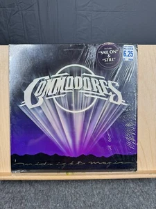 Commodores Midnight Magic LP Motown Records Vinyl 12” In Shrink EX/EX - Imagen 1 de 4
