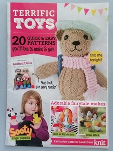 TERRIFIC TOYS, 20 Quick & Easy patterns to make - KNIT NOW Mag. Supplement - Picture 1 of 2