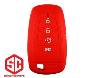 1x New KeyFob Remote Fobik Silicone Cover Fit / For Select Ford Vehicles... - Picture 1 of 2