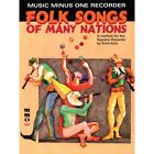 Music Minus One Folk Songs of Many Nations (Music Minus One Recorder) with CD